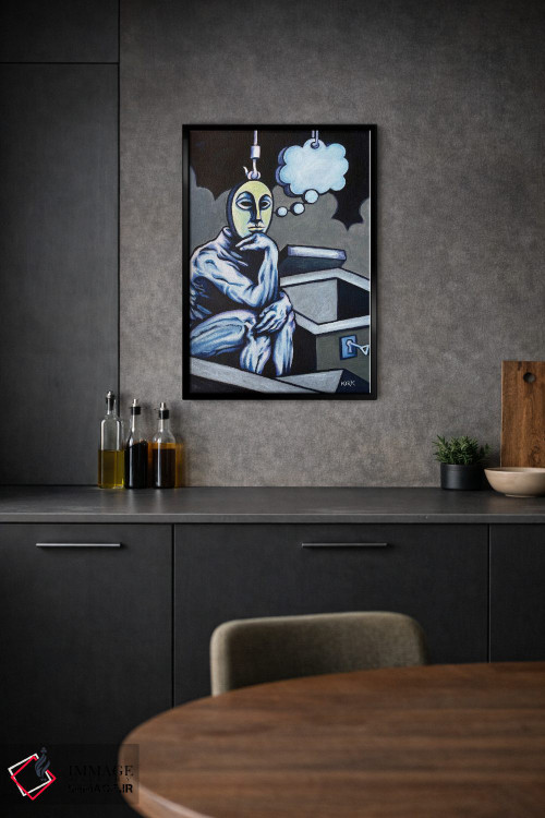 تابلو دکوراتیو خارج از چارچوب فکر کردن اثر جری لی کرک - D1B