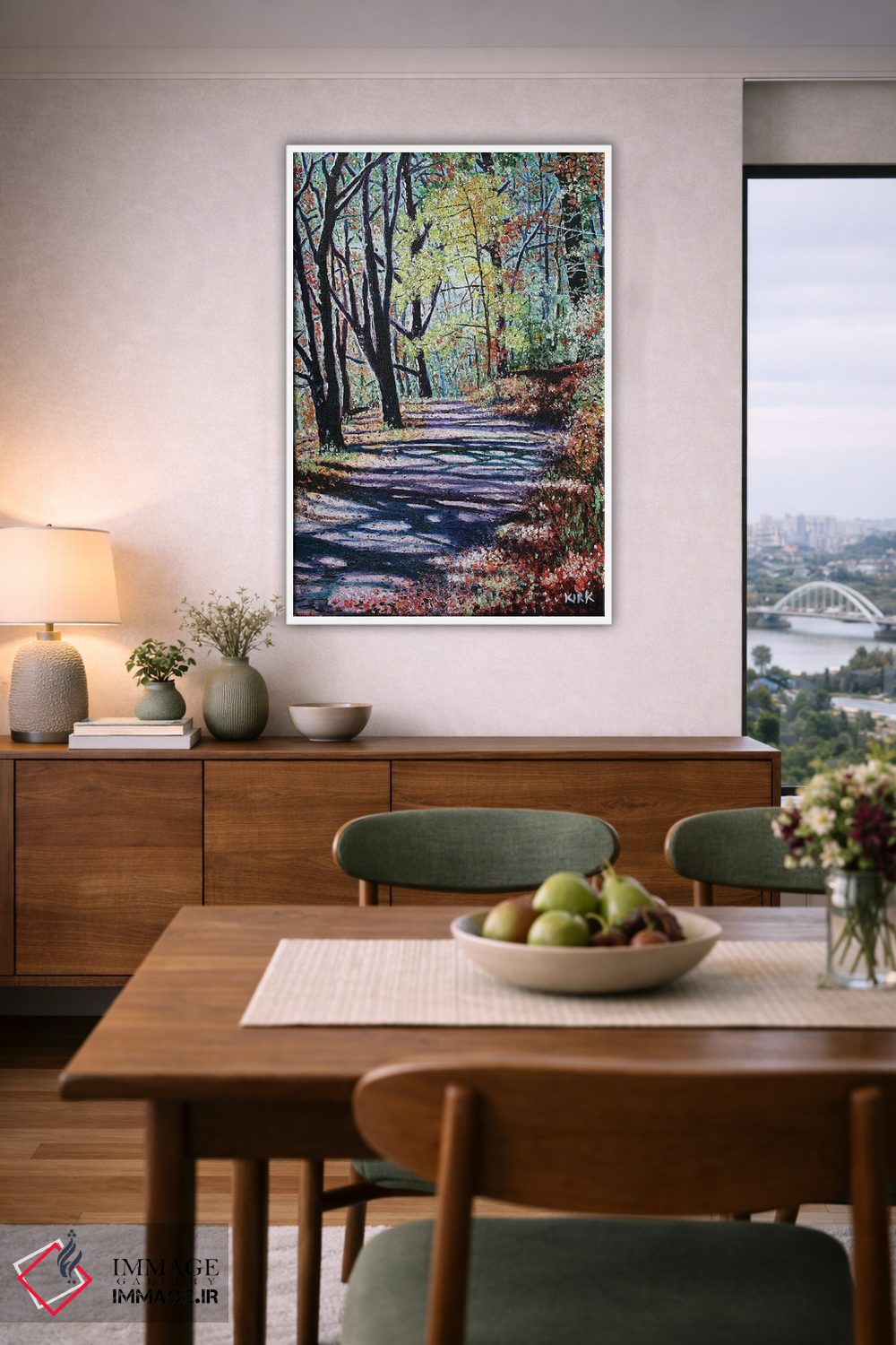 تابلو دکوراتیو مسیر چتولا اثر جری لی کرک - D6W