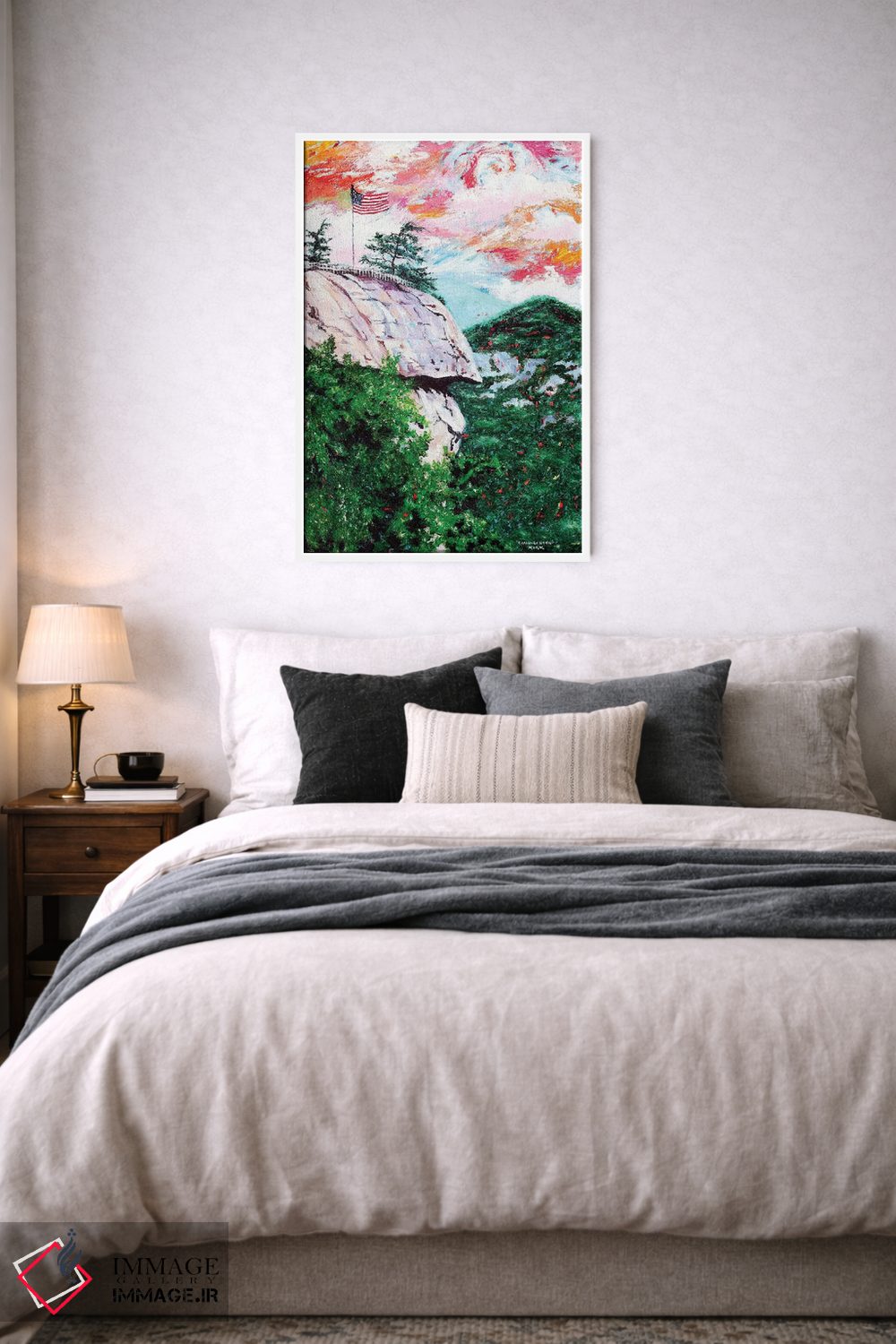 تابلو دکوراتیو تخته سنگ دودکشی اثر جری لی کرک - D4W