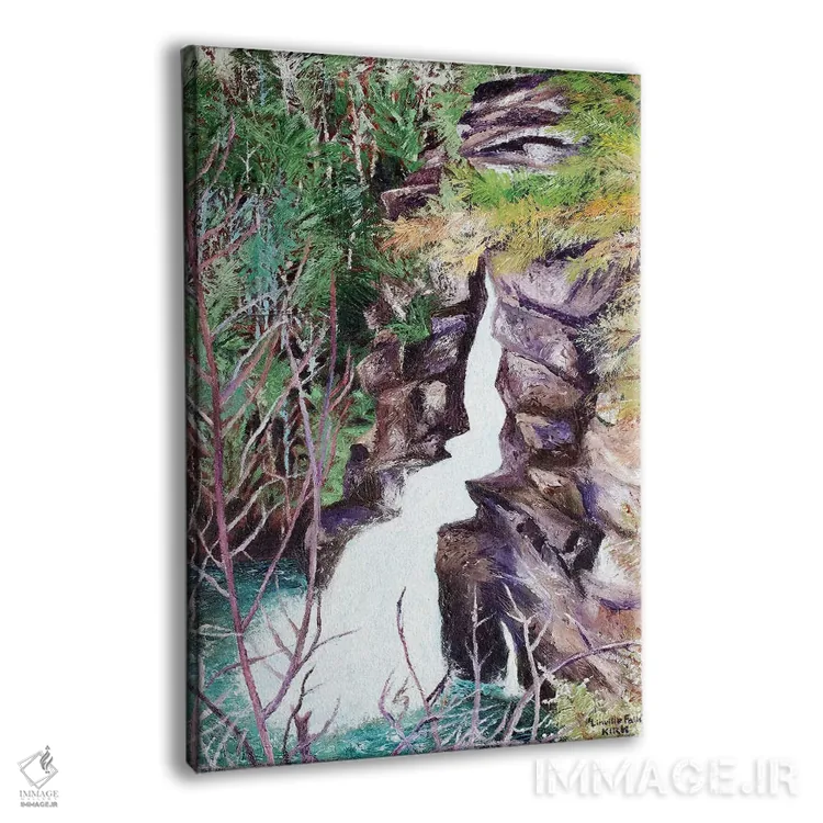 تابلو دکوراتیو آبشار لینویل اثر جری لی کرک - نمای پرسپکتیو محصول