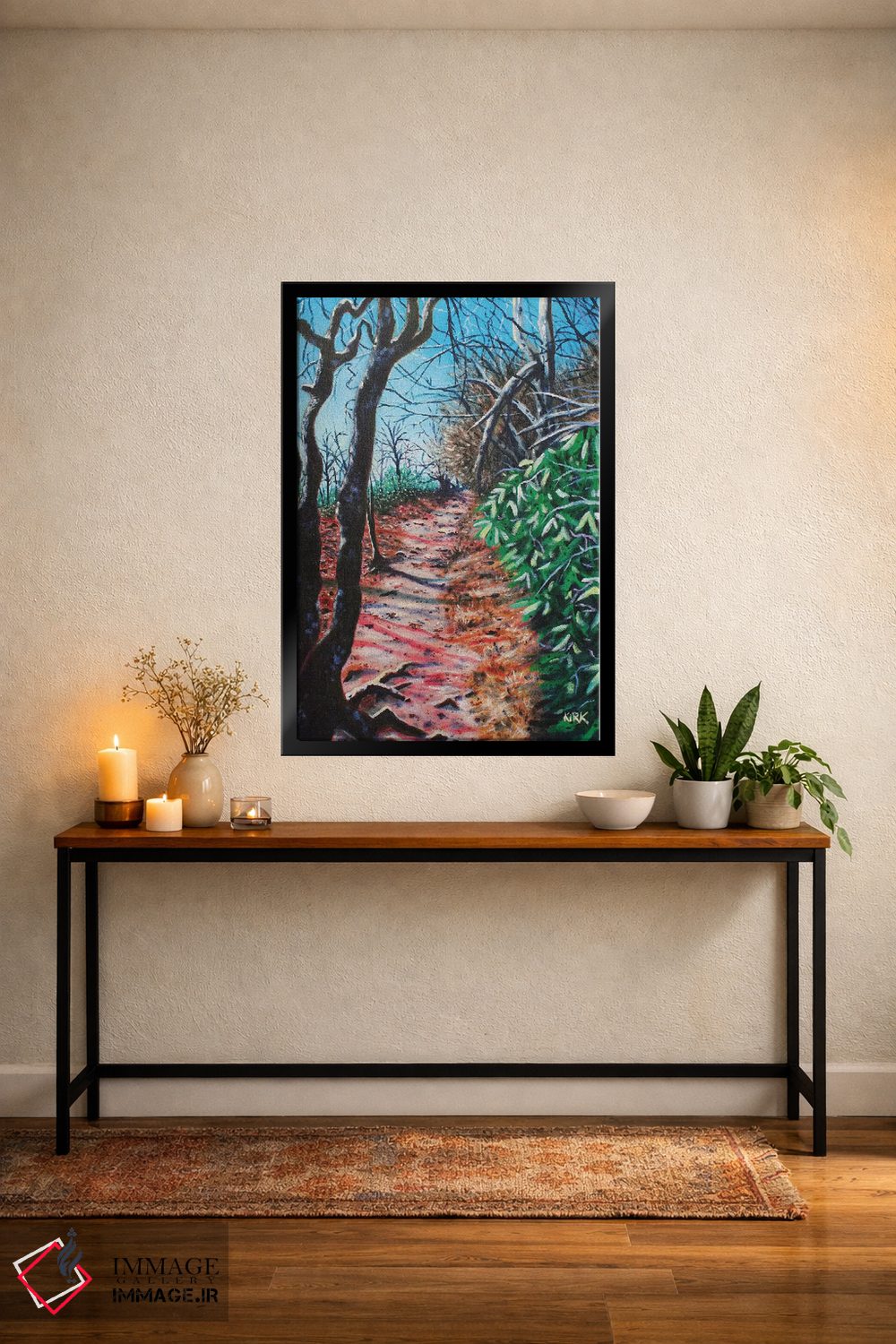 تابلو دکوراتیو مسیر پیاده روی در کوه گرندفادر اثر جری لی کرک - D5B