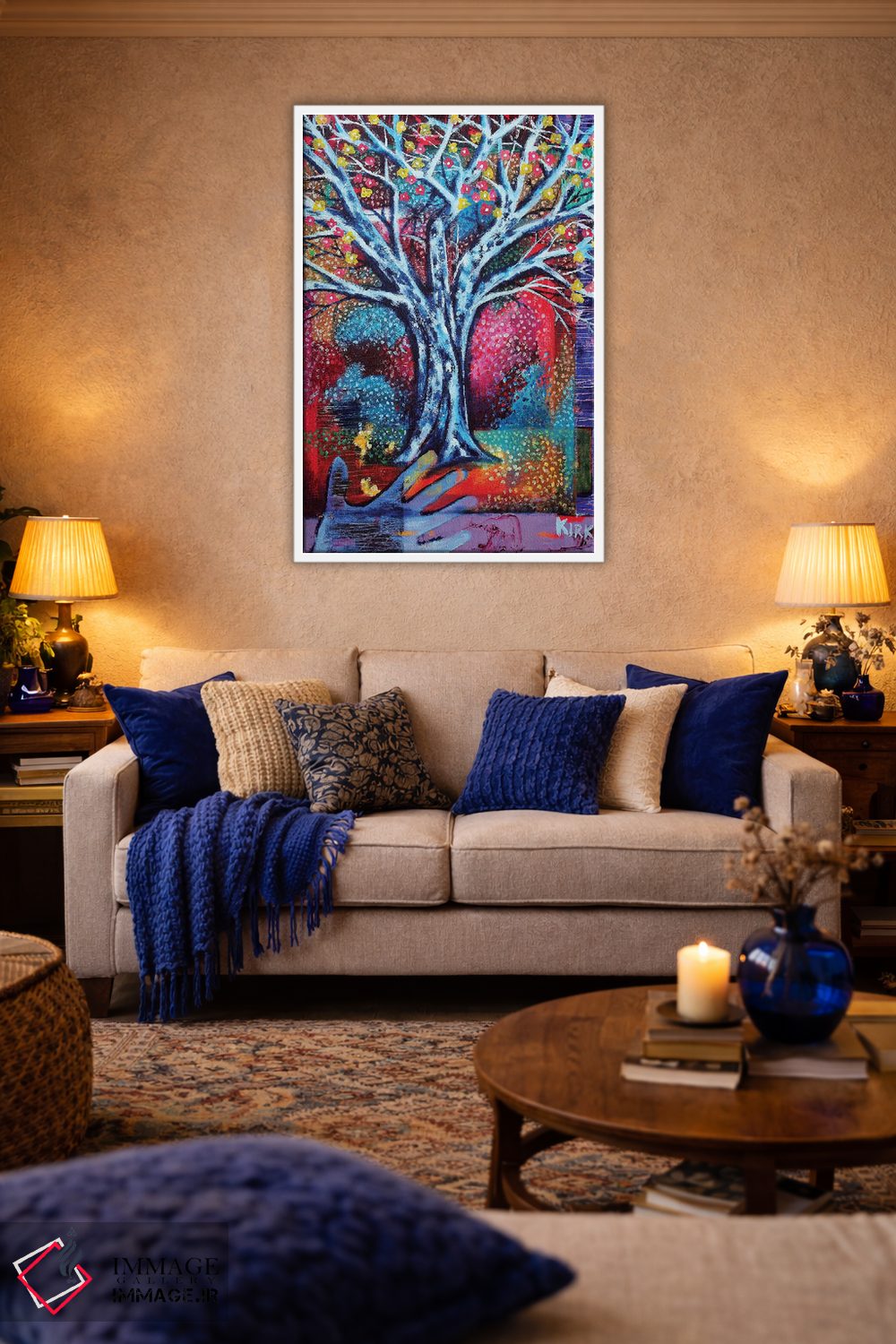 تابلو دکوراتیو درخت رویایی اثر جری لی کرک - D4W
