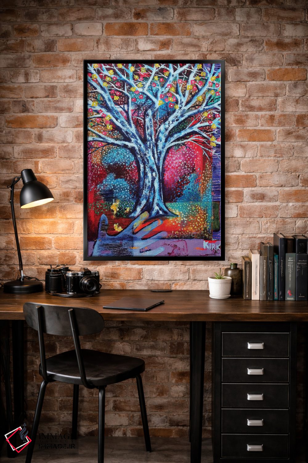 تابلو دکوراتیو درخت رویایی اثر جری لی کرک - D5B