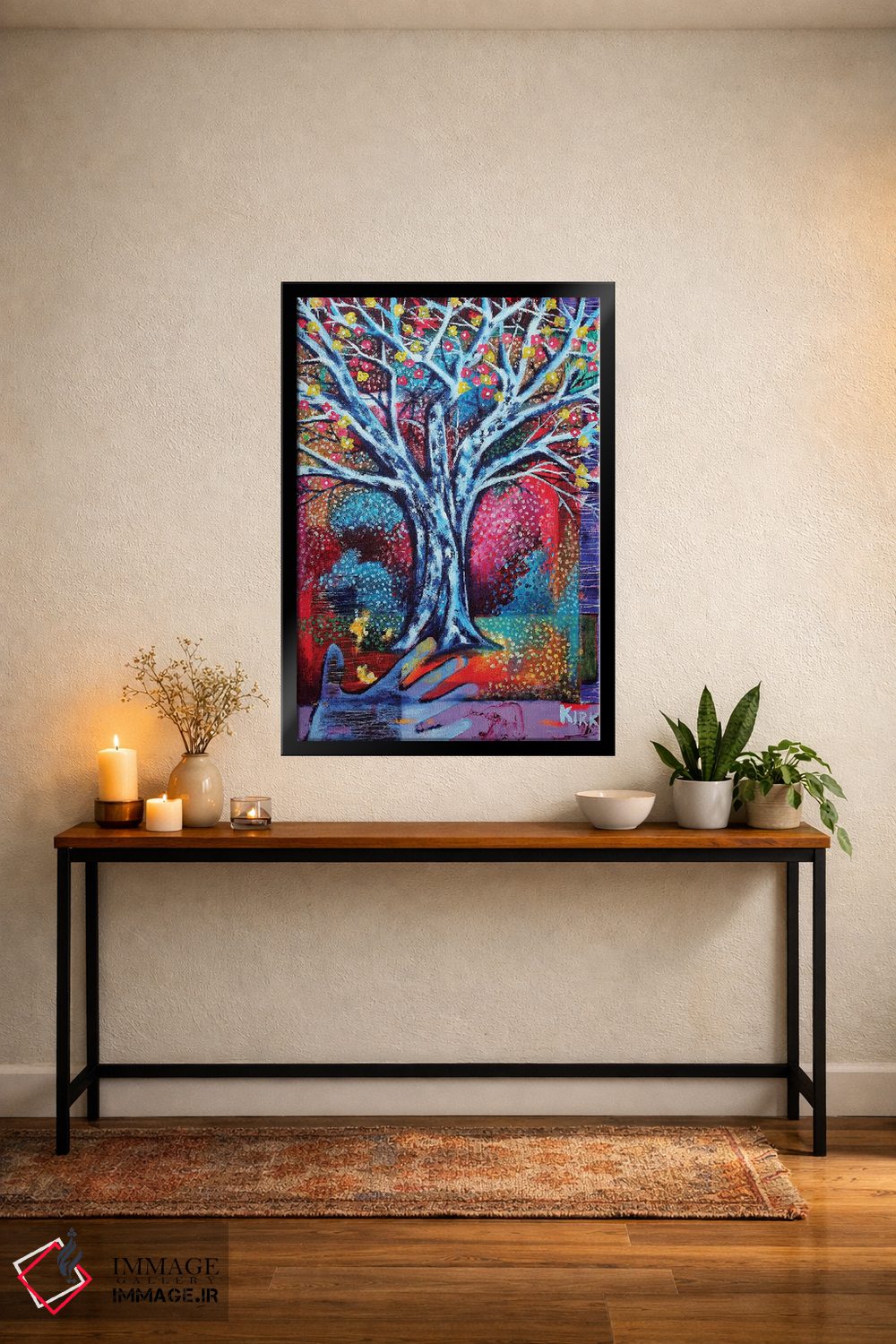 تابلو دکوراتیو درخت رویایی اثر جری لی کرک - D6B