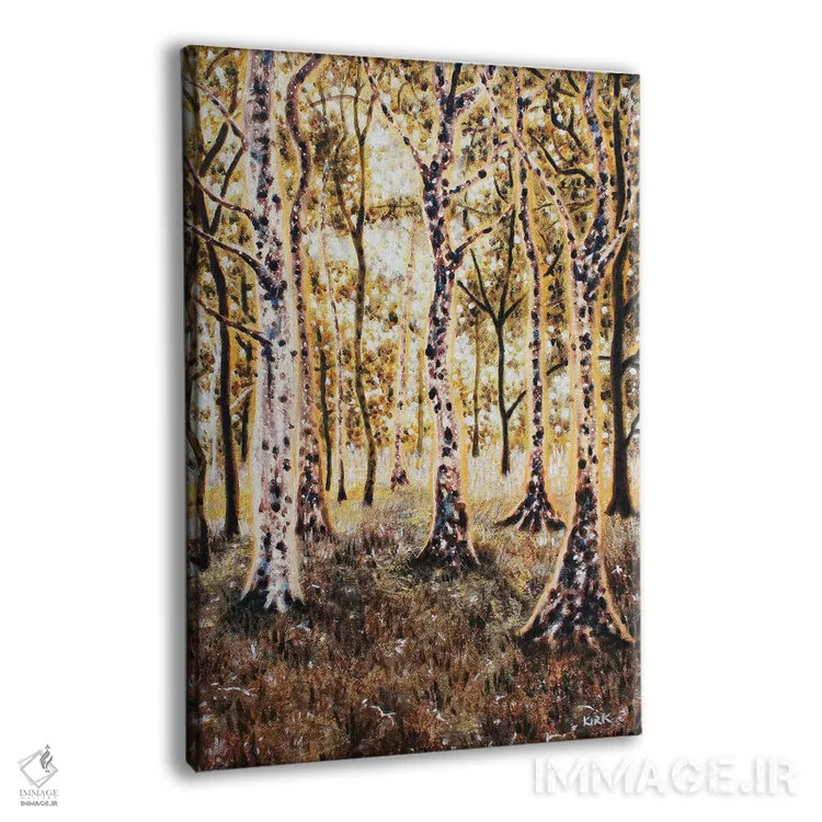 تابلو دکوراتیو نوری فراتر از این جنگل هاست اثر جری لی کرک - نمای پرسپکتیو محصول