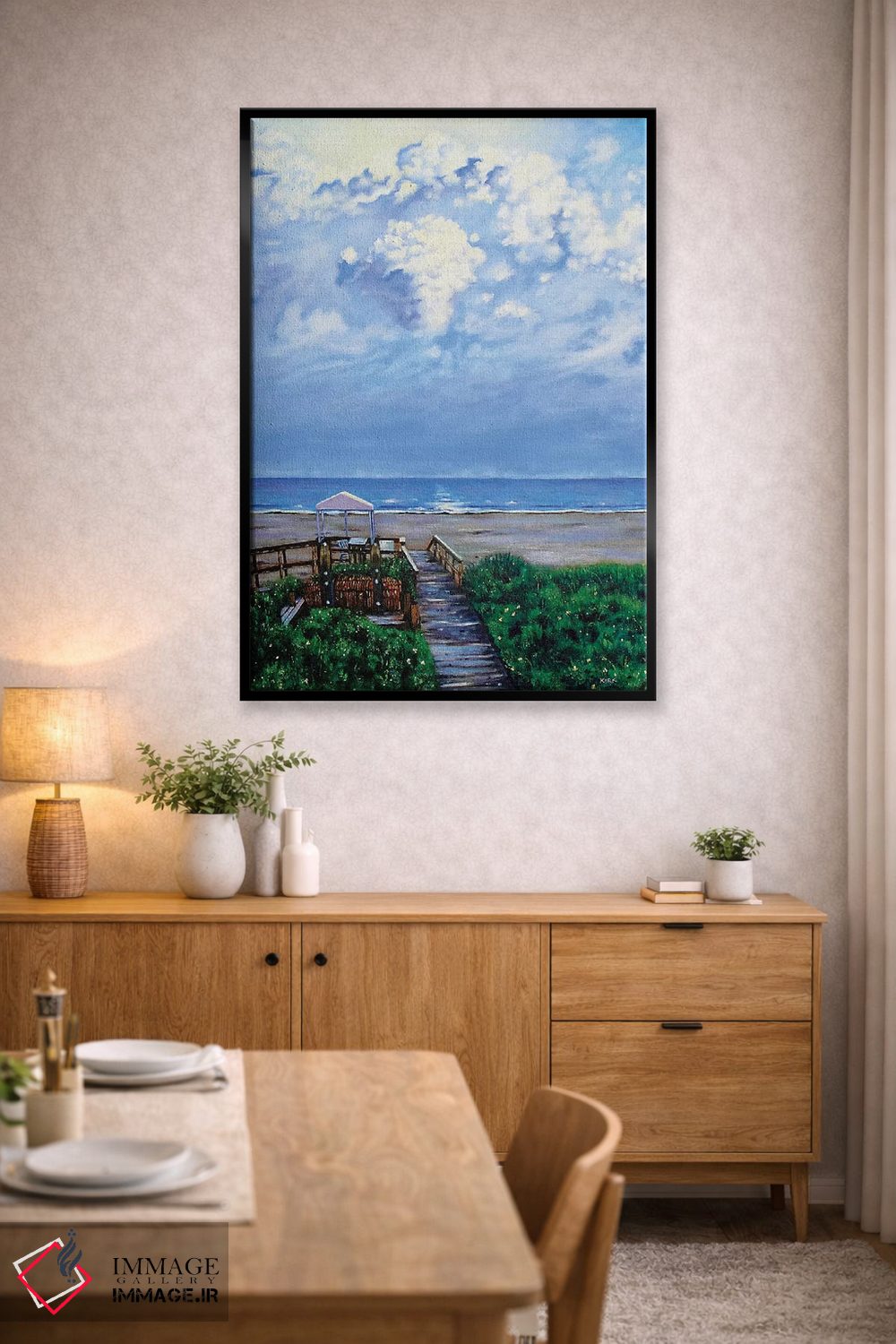 تابلو دکوراتیو پس از طوفان اثر جری لی کرک - D6B