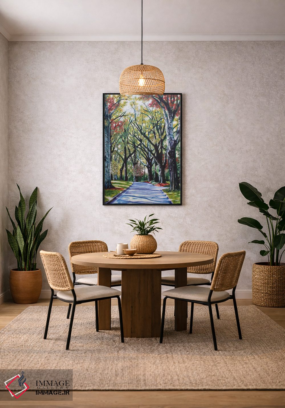 تابلو دکوراتیو کویینز رود غربی اثر جری لی کرک - D3B