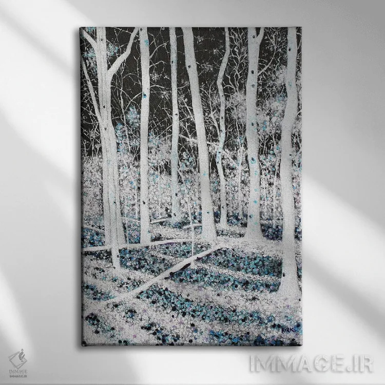 تابلو دکوراتیو نجواهای شبانه و آه کشیدن ارواح اثر جری لی کرک - نمای روبهرو روی دیوار