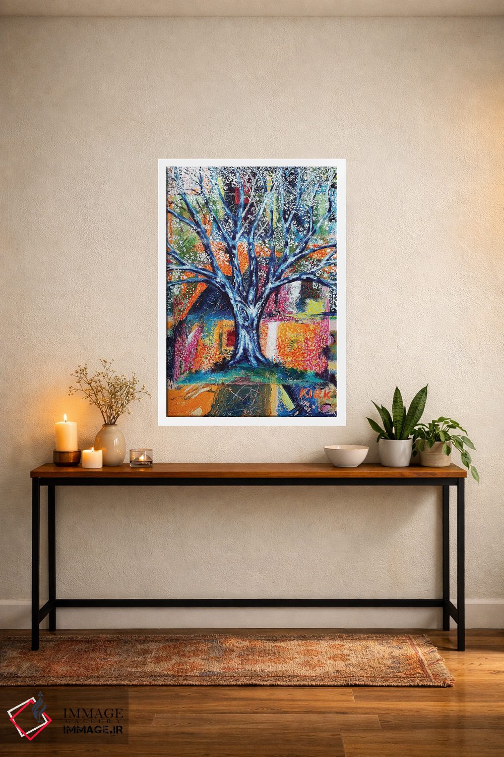 تابلو دکوراتیو درخت بهاری اثر جری لی کرک - D2W