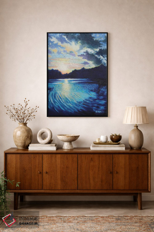 تابلو دکوراتیو غروب در چتولا اثر جری لی کرک - D2B