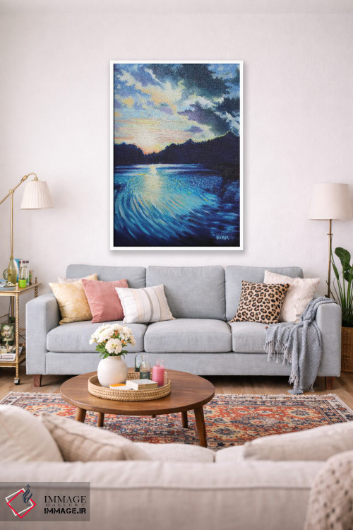 تابلو دکوراتیو غروب در چتولا اثر جری لی کرک - D1W