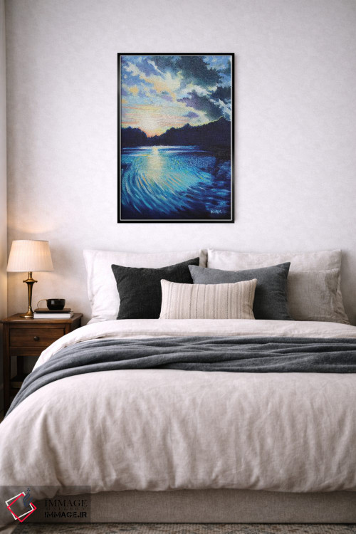 تابلو دکوراتیو غروب در چتولا اثر جری لی کرک - D6B