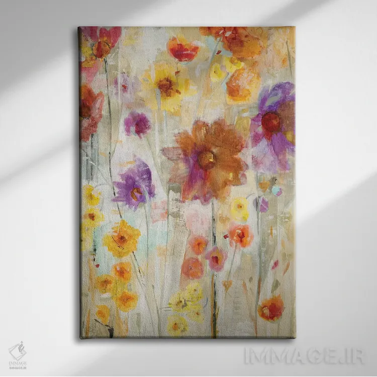 تابلو دکوراتیو درخشش اثر جیل مارتین - نمای روبهرو روی دیوار