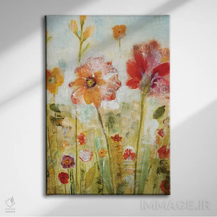 تابلو دکوراتیو لکه های خورشیدی ۲ اثر جیل مارتین - نمای روبهرو روی دیوار