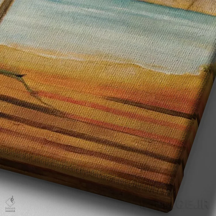 تابلو دکوراتیو به یاد تو اثر جیل مارتین - نمای نزدیک بافت بوم