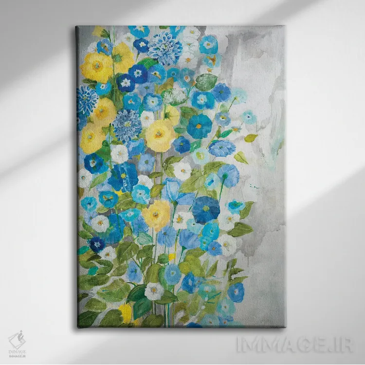 تابلو دکوراتیو انرژی بی قرار اثر جیل مارتین - نمای روبهرو روی دیوار