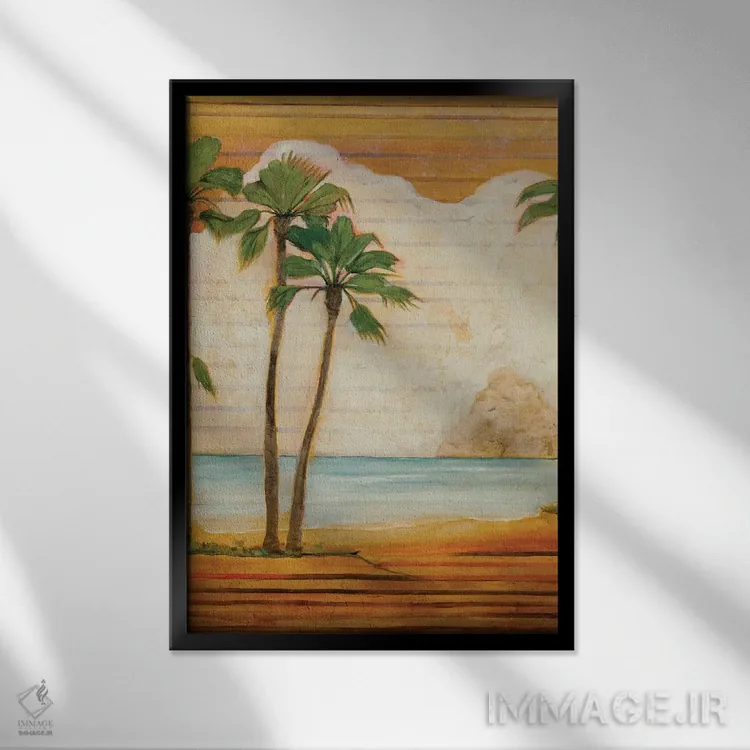 تابلو دکوراتیو به یاد تو اثر جیل مارتین - نمای قابدار مشکی