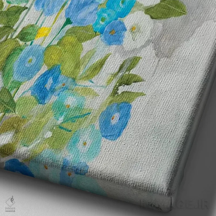 تابلو دکوراتیو انرژی بی قرار اثر جیل مارتین - نمای نزدیک بافت بوم