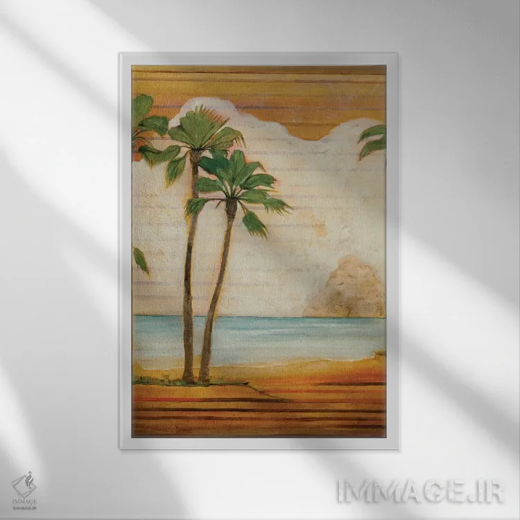 تابلو دکوراتیو به یاد تو اثر جیل مارتین - نمای قابدار سفید