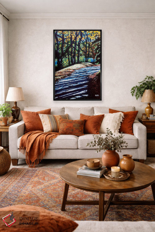 تابلو دکوراتیو به سوی نور اثر جری لی کرک - D4B