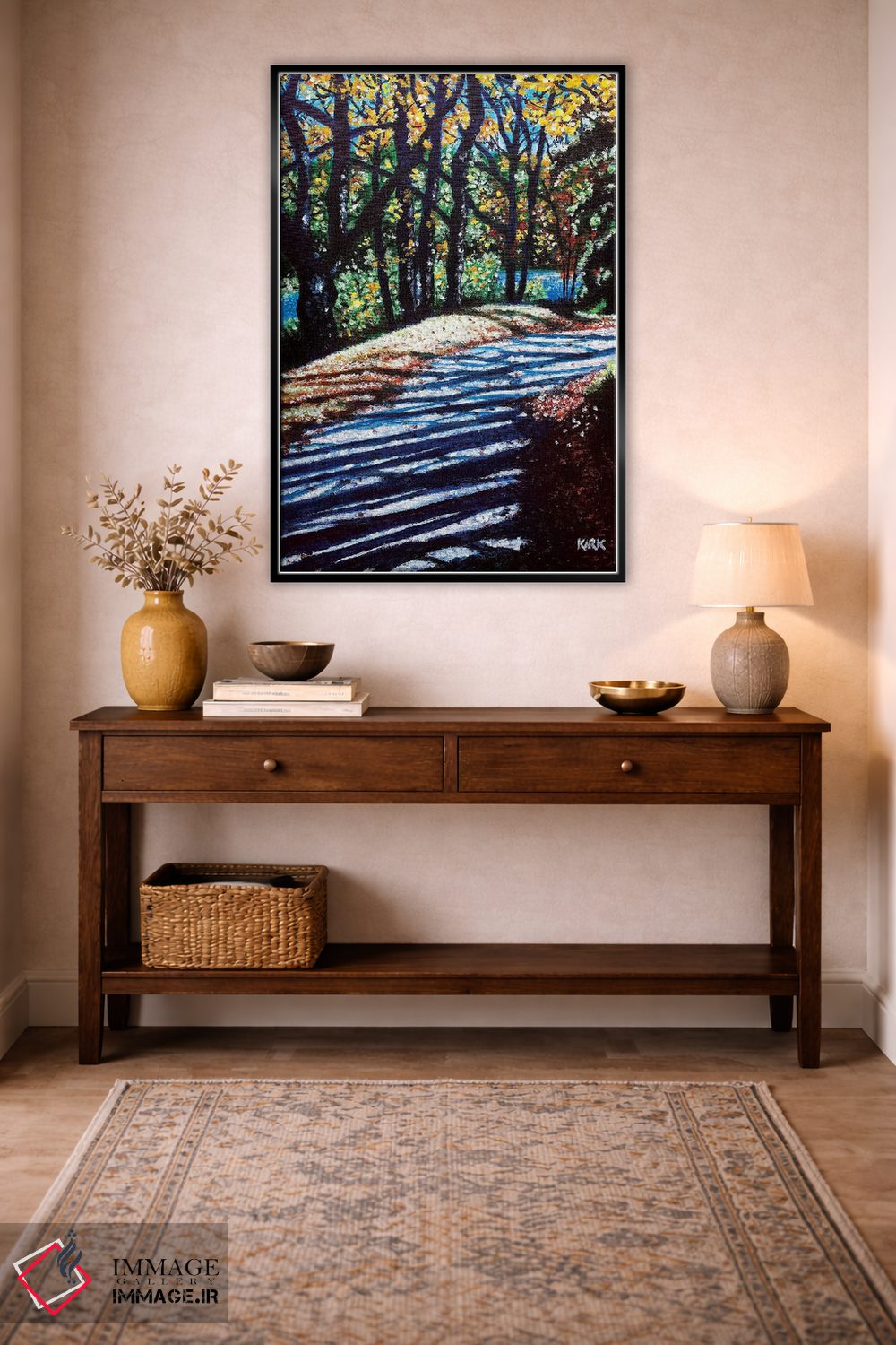 تابلو دکوراتیو به سوی نور اثر جری لی کرک - D5B