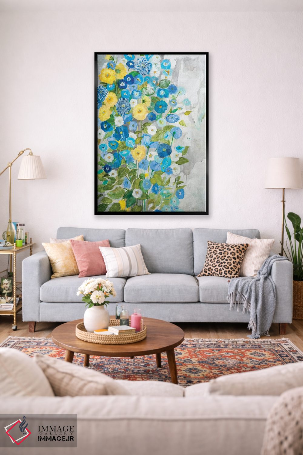 تابلو دکوراتیو انرژی بی قرار اثر جیل مارتین - D1B