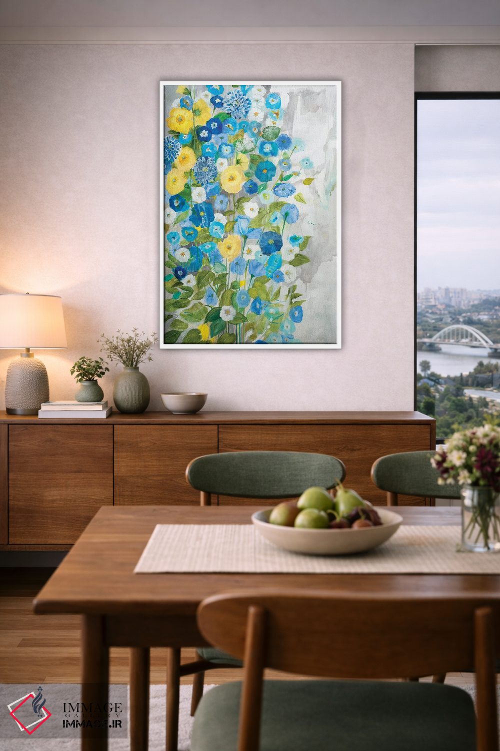 تابلو دکوراتیو انرژی بی قرار اثر جیل مارتین - D6W