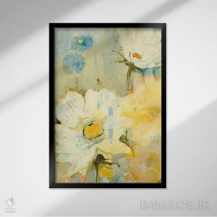 تابلو دکوراتیو روح آزاد ۲ اثر جیل مارتین - نمای قابدار مشکی