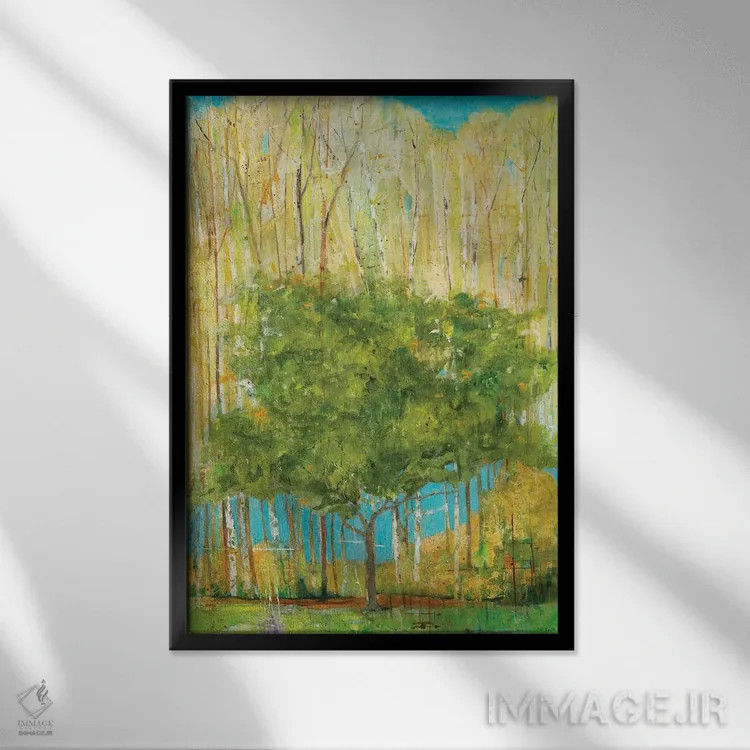 تابلو دکوراتیو خاطره اثر جیل مارتین - نمای قابدار مشکی