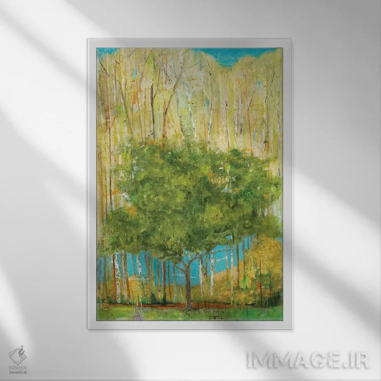 تابلو دکوراتیو خاطره اثر جیل مارتین - نمای قابدار سفید
