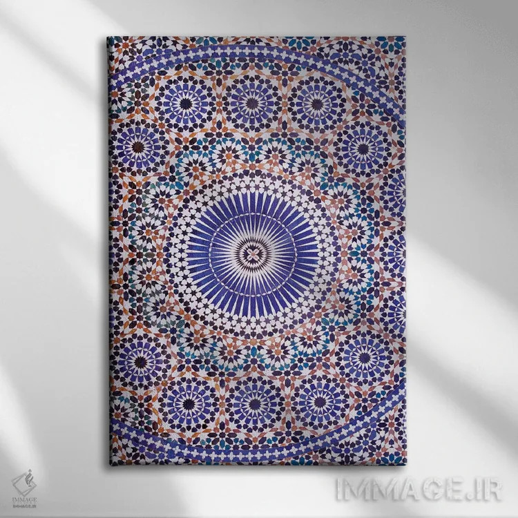 تابلو دکوراتیو Meknes, Morocco,زلیج، مکناس، مراکش اثر مریل ایماجز - نمای روبهرو روی دیوار
