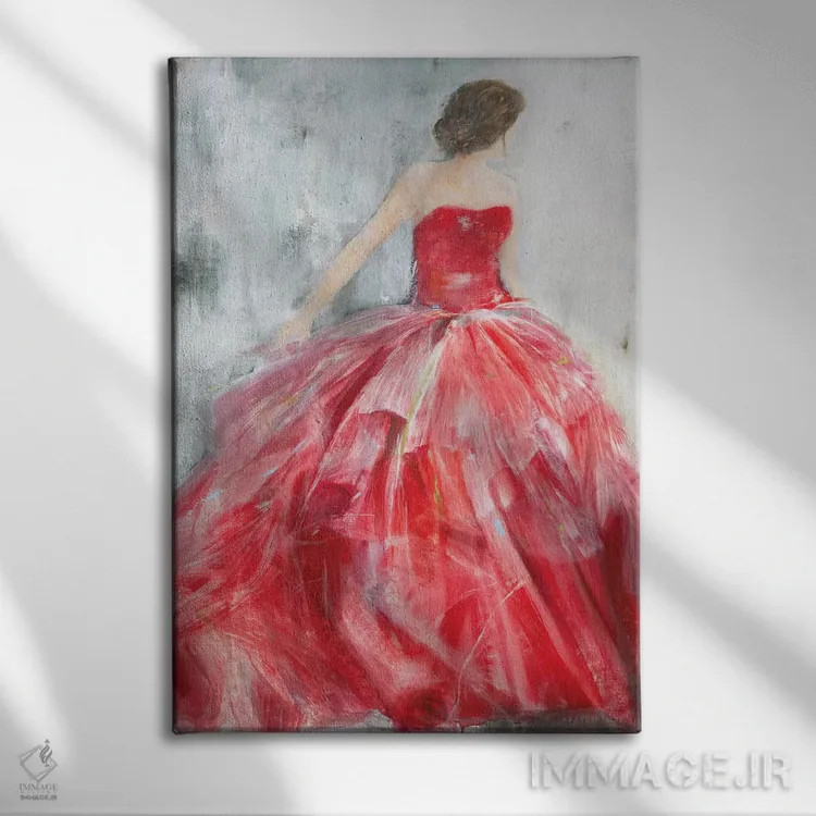 تابلو دکوراتیو ردووا اثر جیل مارتین - نمای روبهرو روی دیوار