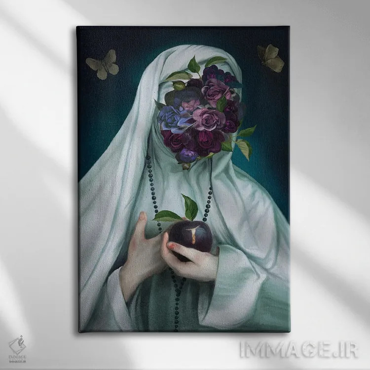 تابلو دکوراتیو راهبه بزرگ گایا اثر جولیانا لوومر - نمای روبهرو روی دیوار