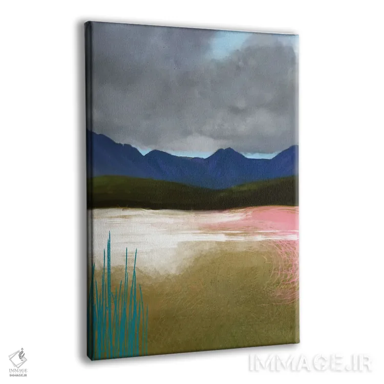 تابلو دکوراتیو برداشت محصول در دره اثر جولیانا لوومر - نمای پرسپکتیو محصول