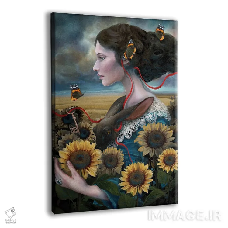 تابلو دکوراتیو آفتابی اثر جولیانا لوومر - نمای پرسپکتیو محصول