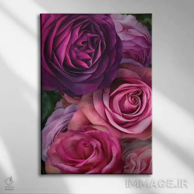 تابلو دکوراتیو عشق عمیق اثر جولیانا لوومر - نمای روبهرو روی دیوار