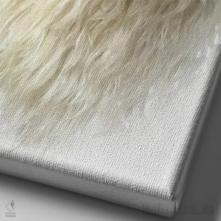 تابلو دکوراتیو ماه نمکی اثر جولیانا لوومر - نمای نزدیک بافت بوم