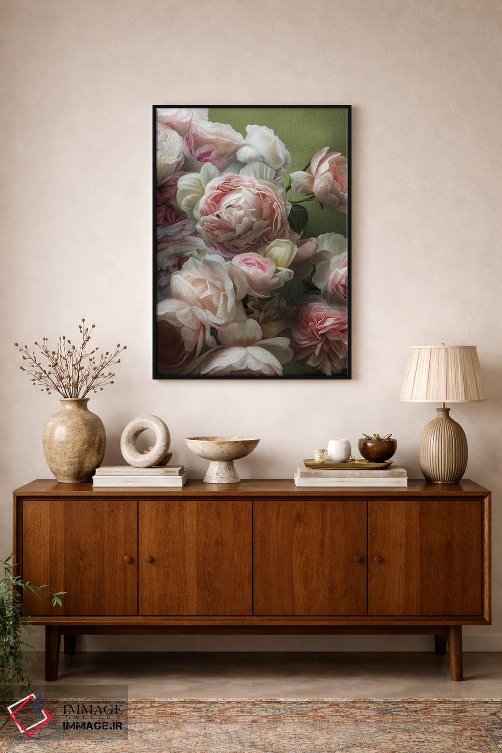 تابلو دکوراتیو سرخ شدگی اثر جولیانا لوومر - D1B