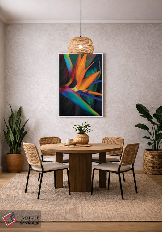 تابلو دکوراتیو پرندگان بهشت اثر جولیانا لوومر - D2W