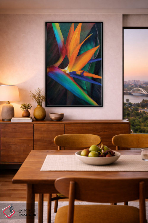 تابلو دکوراتیو پرندگان بهشت اثر جولیانا لوومر - D6B