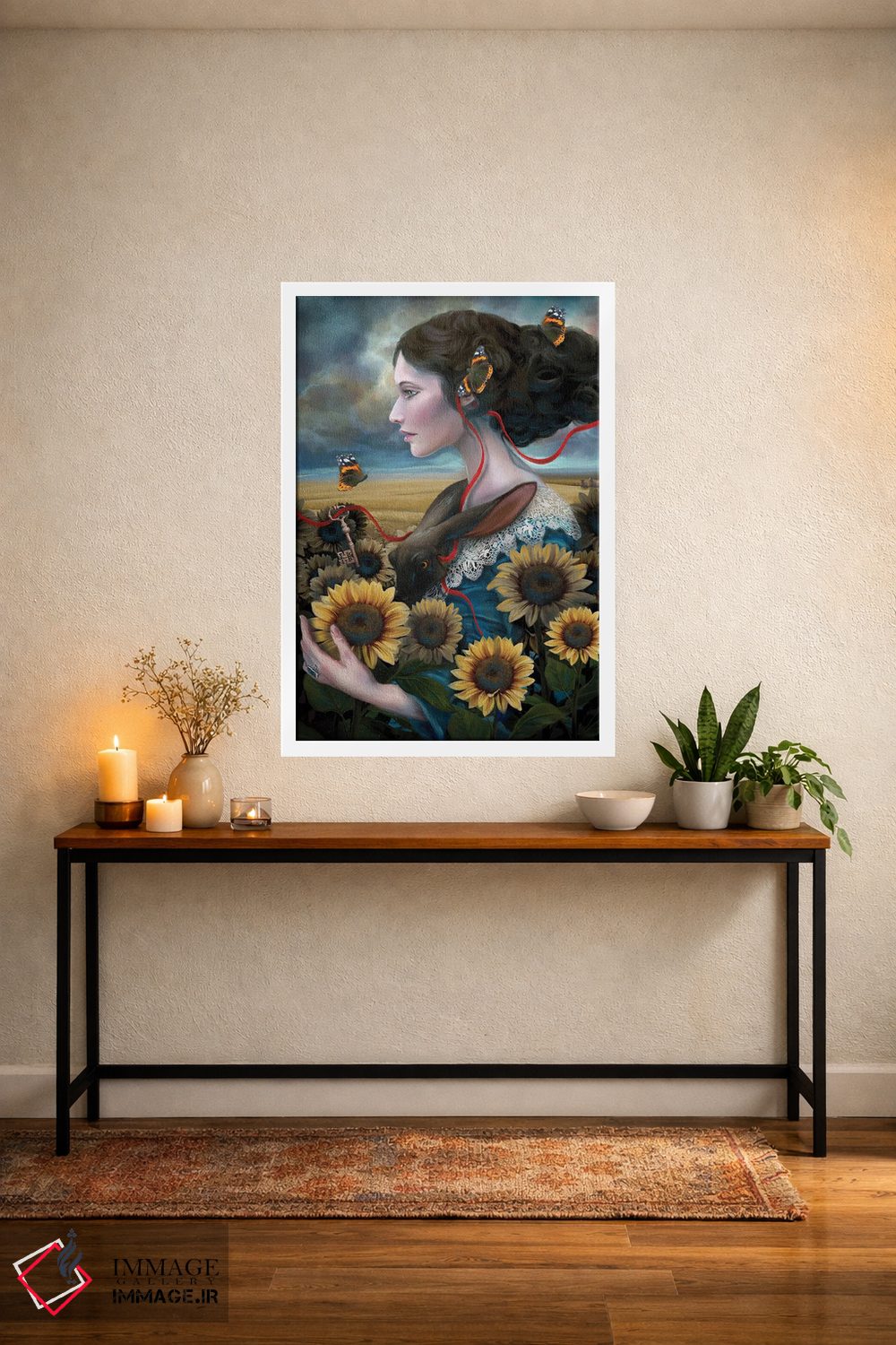 تابلو دکوراتیو آفتابی اثر جولیانا لوومر - D3W