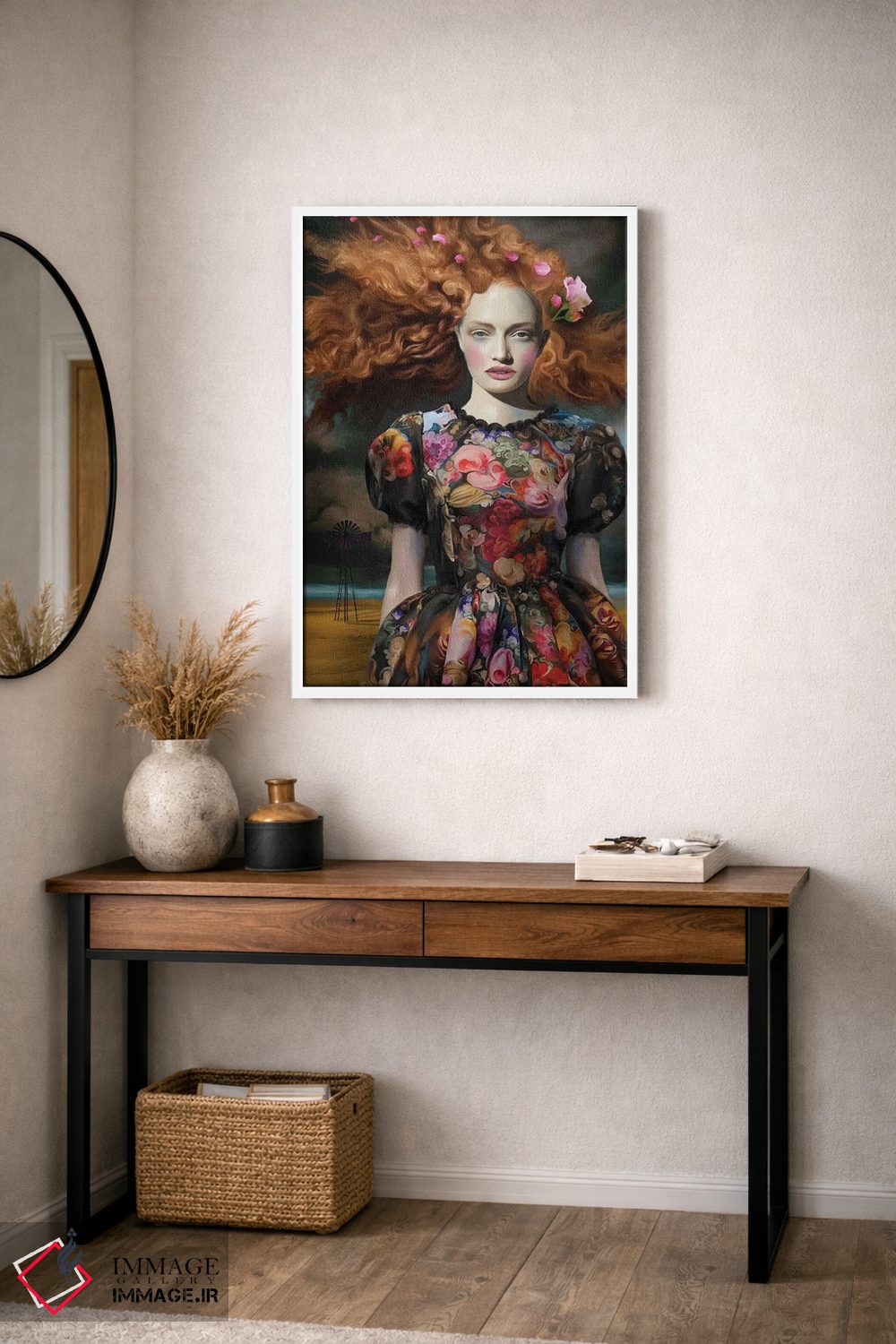 تابلو دکوراتیو گل وحشی اثر جولیانا لوومر - D3W