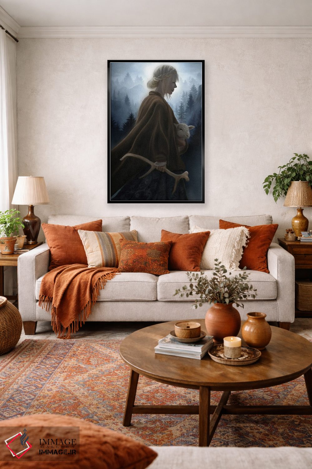 تابلو دکوراتیو اثر بی عنوان ۲۷ - D4B