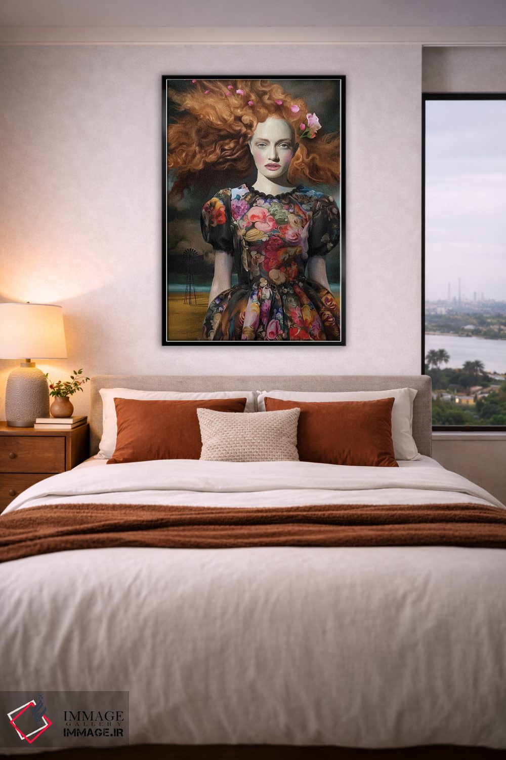 تابلو دکوراتیو گل وحشی اثر جولیانا لوومر - D5B