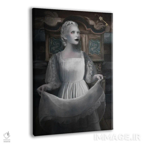 تابلو دکوراتیو کلید طلایی اثر جولیانا لوومر - نمای پرسپکتیو محصول