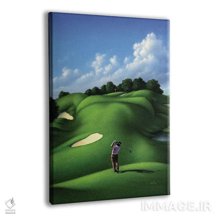 تابلو دکوراتیو عشق به سبز اثر جری لوفارو - نمای پرسپکتیو محصول