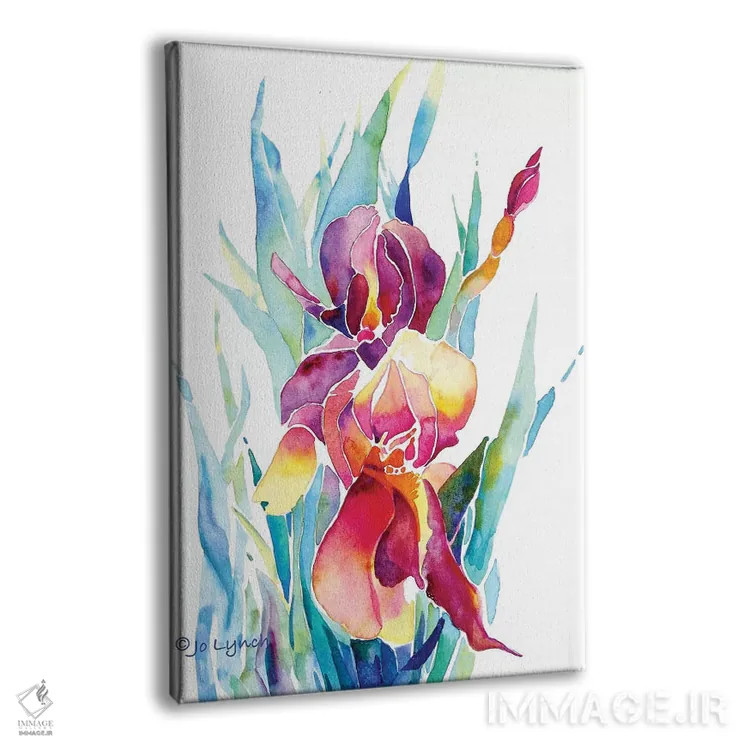 تابلو دکوراتیو گل زنبق اثر جو لینچ - نمای پرسپکتیو محصول