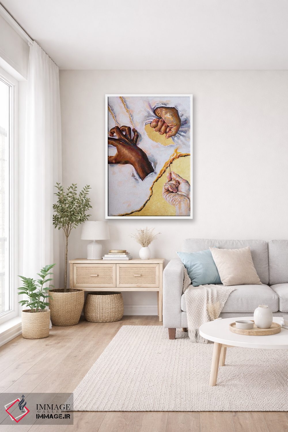 تابلو دکوراتیو بیست بیست اثر جکی لیو - D2W