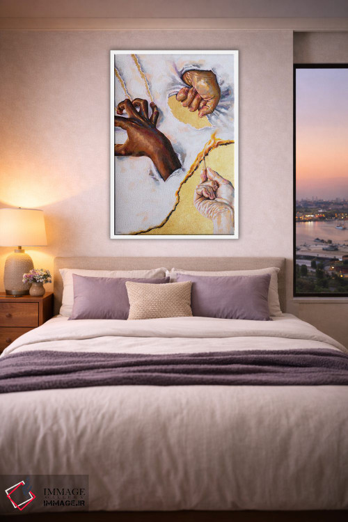 تابلو دکوراتیو بیست بیست اثر جکی لیو - D3W