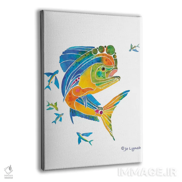 تابلو دکوراتیو ماهی ماهی اثر جو لینچ - نمای پرسپکتیو محصول